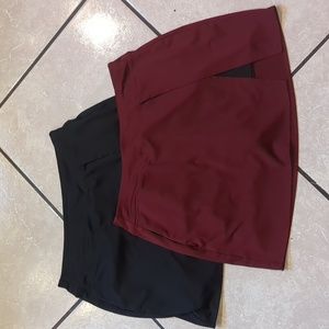 AVIA tennis sport skirt skort size Small Set of 2